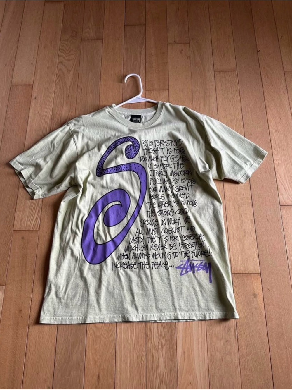 stussy graphic tee